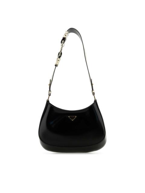 Prada Prada Black Leather Cleo Shoulder Bag