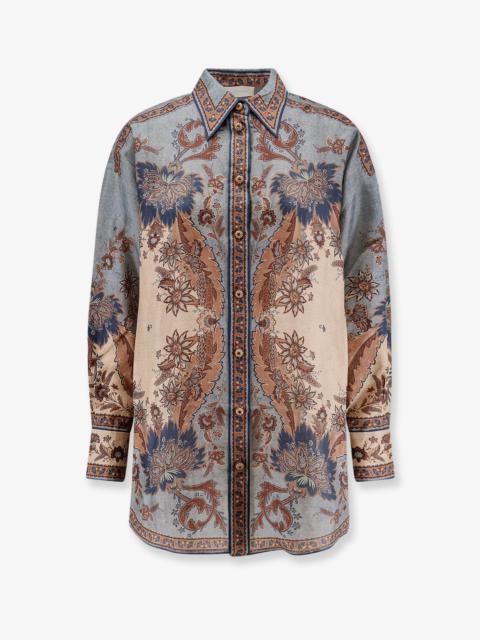 Zimmermann Camicia In Seta Ascension Manstyle