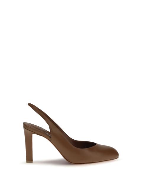 Christian Louboutin Christian Louboutin Fannylove Slingback Pumps Brown