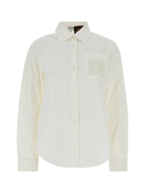 Loewe Loewe Paula's Ibiza Women White Oxford Shirt