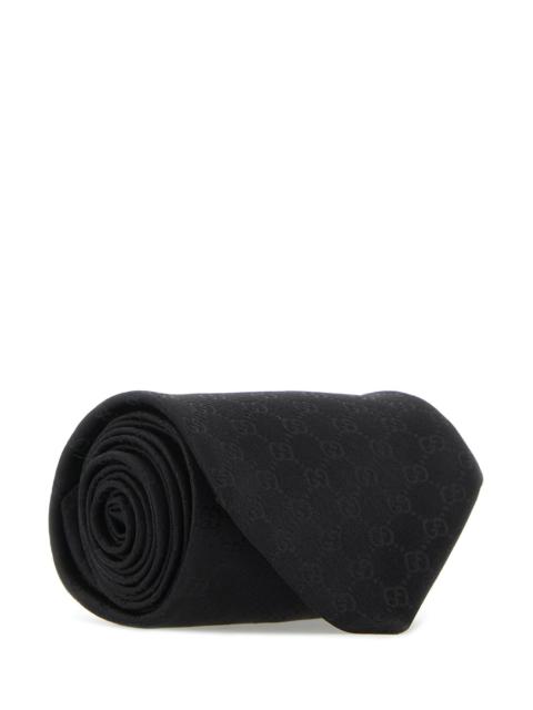GUCCI Gucci Men Black Silk Tie