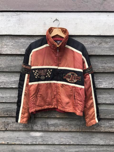 Other Designers Vintage - Vintage Harley Davidson Rare Design Sunfaded Jacket