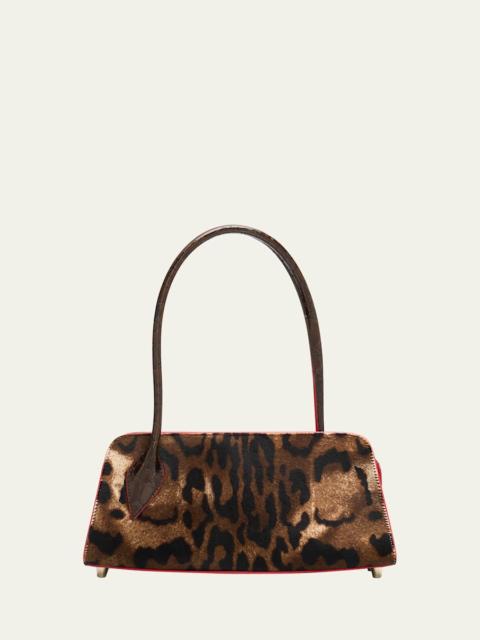 Christian Louboutin Eloise Top-Handle Bag in Croc-Embossed Leather