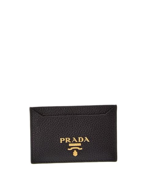Prada Prada Logo Leather Card Case