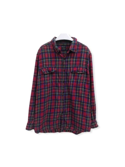 Other Designers Faded Glory - Faded Glory Plaid Tartan Flannel Shirt 👕