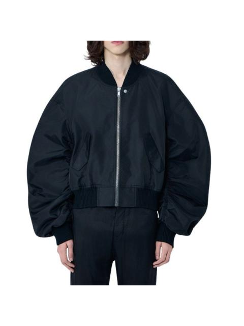 Rick Owens RICK OWENS Temple Black Flight Bomber Jacket New & Authentic