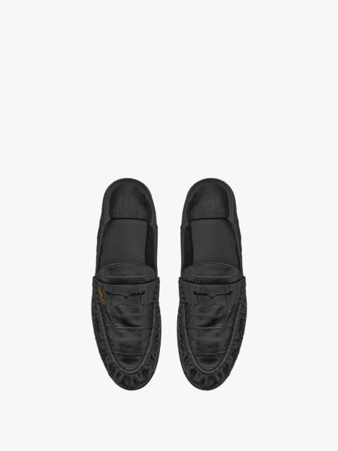 SAINT LAURENT LE LOAFER FOLDABLE IN EEL
