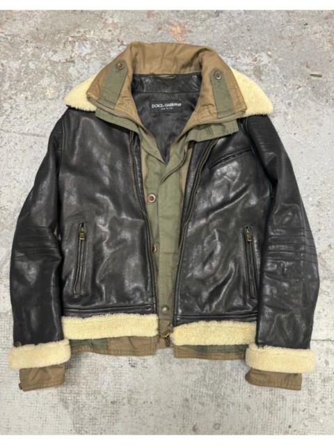 Dolce & Gabbana D&G Leather Jacket David 