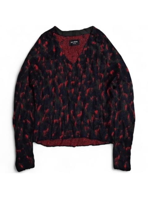 Zadig & Voltaire Zadig & Voltaire AWM River Sweater Leopard Wool Mohair