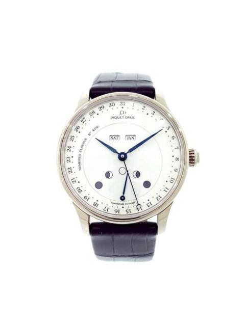 Other Designers Pre-owned Jaquet Droz Les Lunes Hommage Geneve 1784 Automatic White Dial Men's Watch J0126