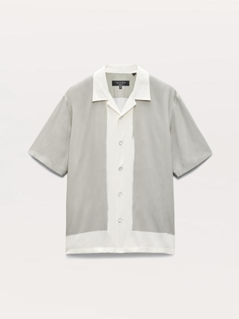 rag & bone Avery Relaxed Fit Painterly Print Woven Shirt