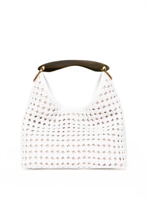 Elleme Boomerang Woven Leather White