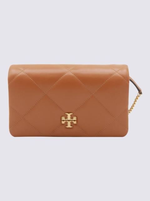 Other Designers Tory Burch Classic Chestnut Leather Kira Crossbody Bag