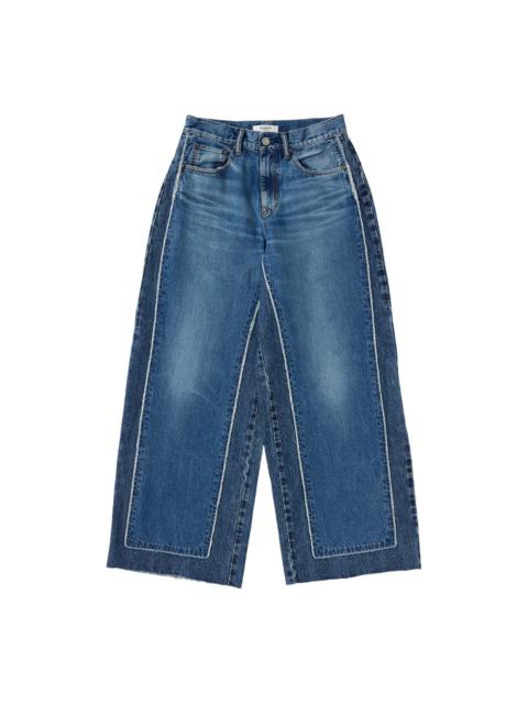 MOUSSY VINTAGE TAHITI TWO-TONE WIDE PANTS