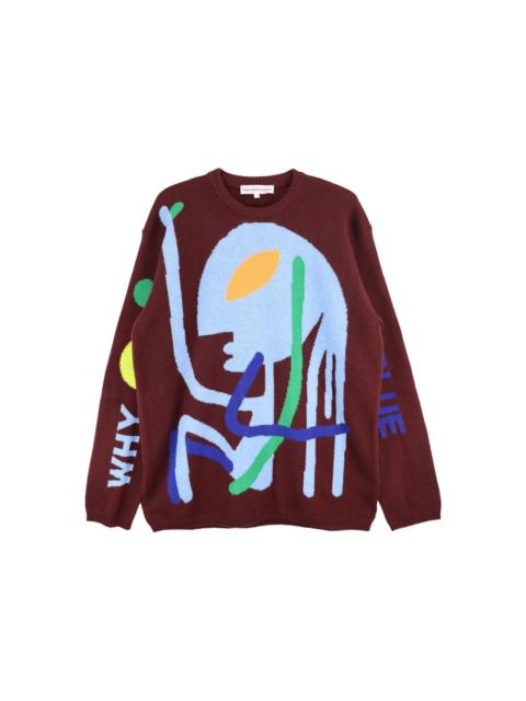 Walter Van Beirendonck WHY BE BLUE KNIT - BORDEAUX