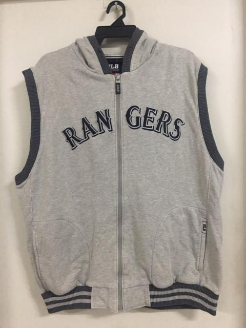 Other Designers Vintage - MLB RANGERS BASEBALL SWEATER HOODIE SLEVELESS