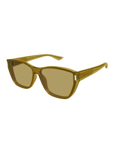 SAINT LAURENT Saint Laurent Ladies Black Cat Eye Sunglasses SL758 004
