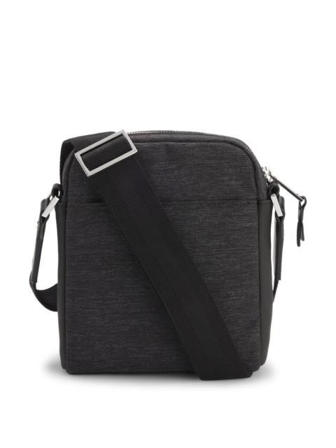 BOSS REPORTER BAG WITH LEATHER TRIMS