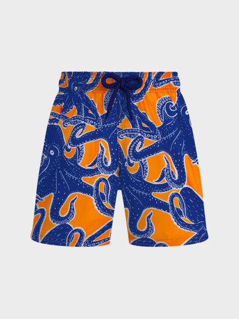 Vilebrequin BOYS STRETCH SWIM TRUNKS POULPES