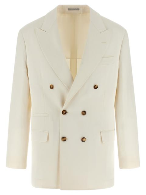 Brunello Cucinelli Brunello Cucinelli Men Linen Silk Blazer