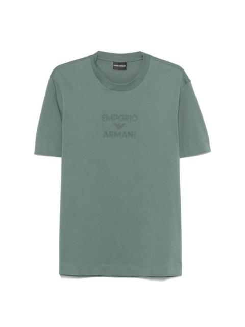EMPORIO ARMANI Emporio Armani Rubberised Logo Asv Jersey T-Shirt