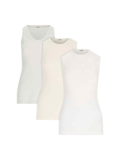 Jil Sander SET OF 3 TANK TOPS
