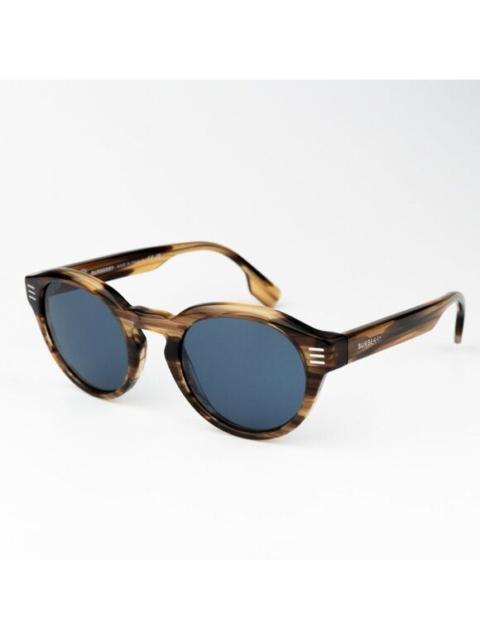 Burberry NEW Burberry BE4404 409680 Brown Dark Blue Square Unisex Sunglasses BE 4404