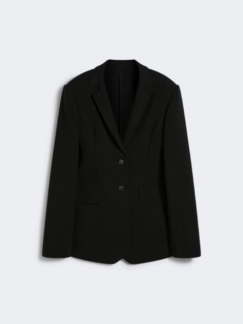 Sportmax Stretch viscose knit blazer - RUNWAY - BLACK