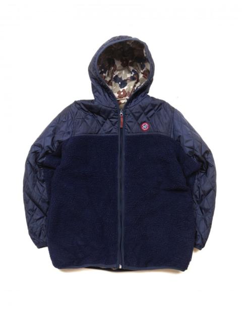 Other Designers Camo - Outdoor Products Quilted Fleece Sherpa Sweater Jacket