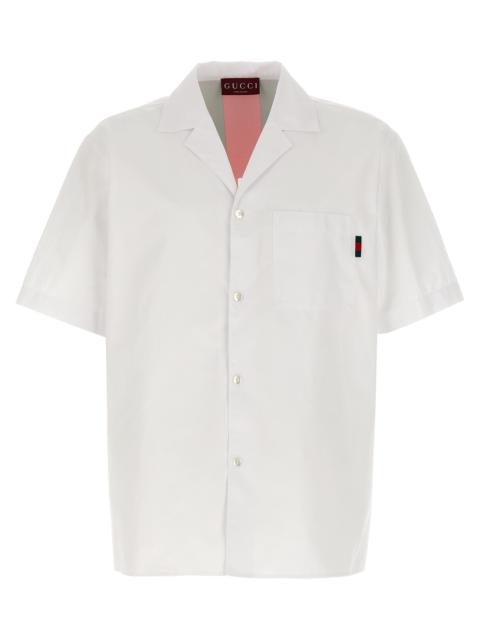 GUCCI Gucci Men Web Ribbon Shirt