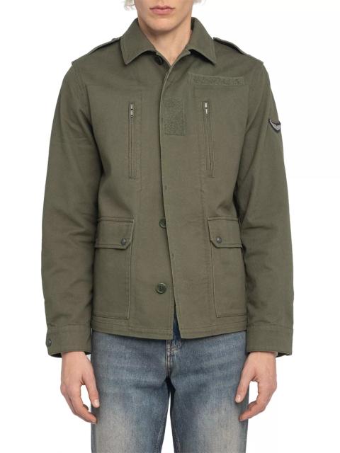 Zadig & Voltaire Kido Heavy Cotton Skull Jacket