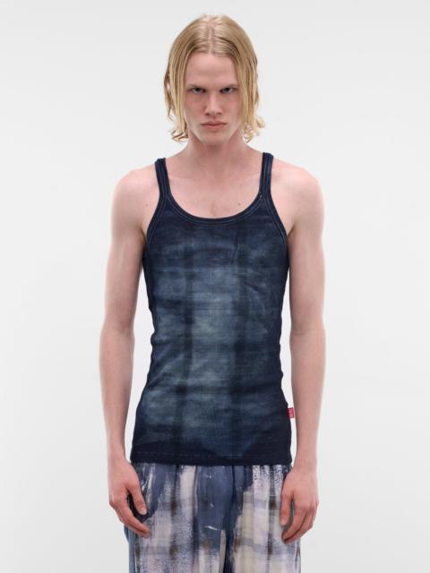 Diesel X-Ray Denim Check Tank Top