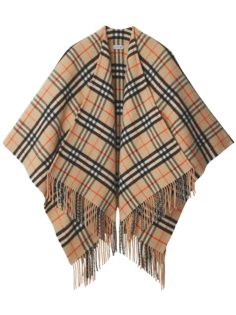 Burberry Check cape