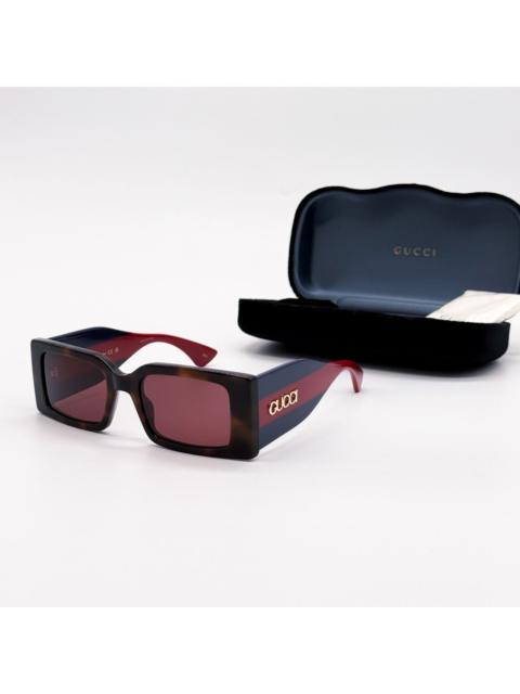 GUCCI NEW GUCCI GG1860S 002 HAVANA BLUE RED UNISEX SUNGLASSES GUCC