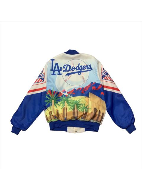 Vintage 80's LA Dodgers Chalk Line Coach Jacket