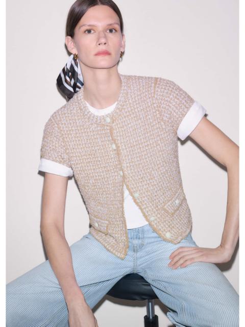 ME+EM Textured Crop Jacket