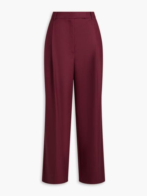 RÓHE Grain de poudre wool wide-leg pants