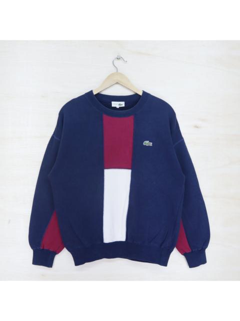LACOSTE Vintage 90s CHEMISE LACOSTE Mini Logo Embroidered Sweater Sweatshirt Pullover Jumper