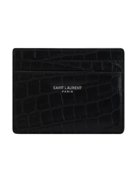SAINT LAURENT Logo Card Holder