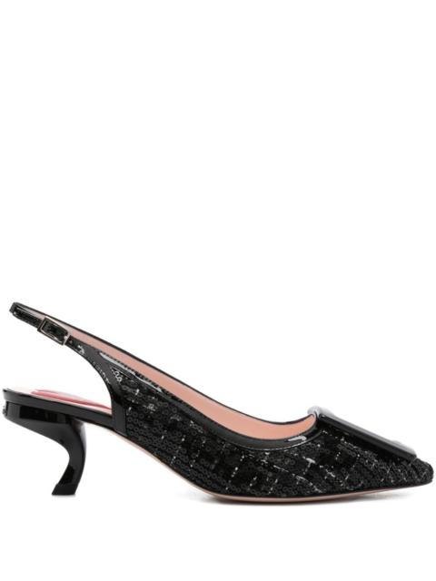 Roger Vivier Roger Vivier Women Tweed Slingback Pumps
