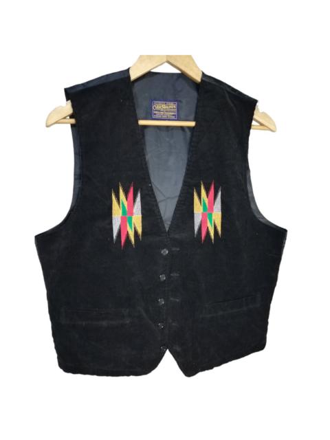 Other Designers Japanese Brand - cubic measure corduroy embroidered vest jacket