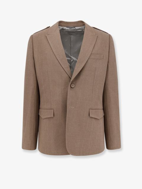 Dior Single-Breasted Virgin Wool Blazer