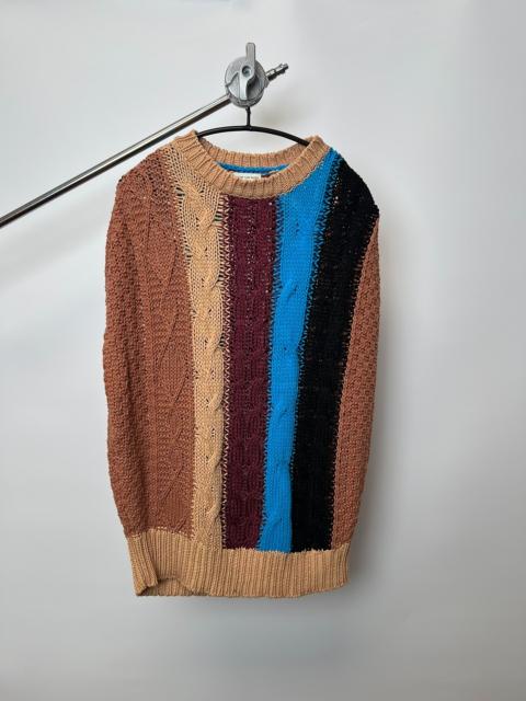 Dries Van Noten Dries Van Noten Multicolor Chunky Knit Vest