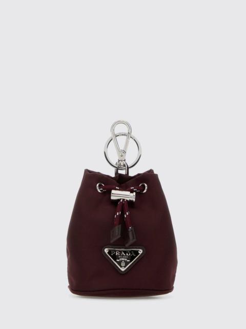 Prada Prada Keyring Men Burgundy
