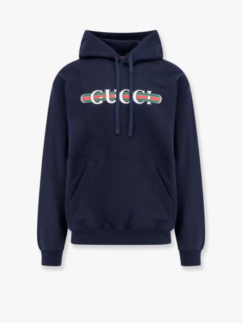 Gucci Men Gucci Blue Sweatshirts