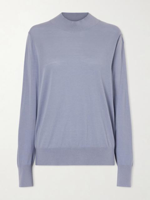 The Row Nari Wool Mock-neck Sweater