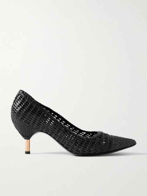 GABRIELA HEARST Andres Woven Leather Pumps