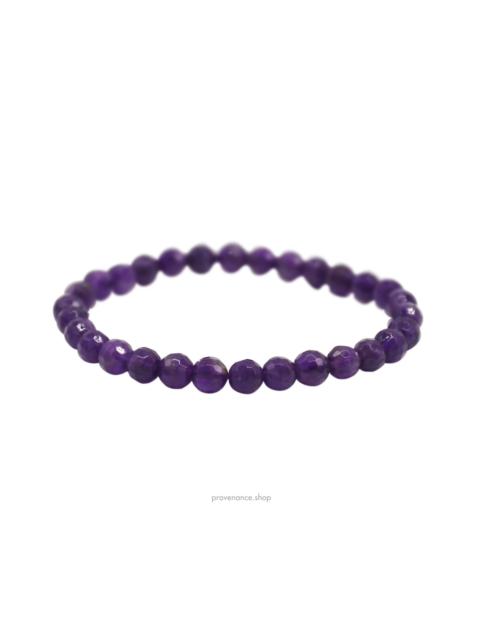 Other Designers Bracelet - Faceted Purple Amethyst 6mm.