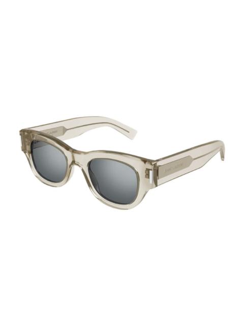 SAINT LAURENT Saint Laurent Ladies Black Cat Eye Sunglasses SL573 003