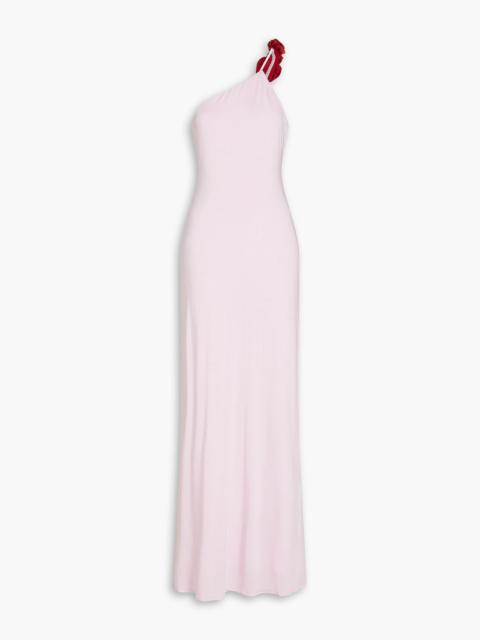 MAGDA BUTRYM One-shoulder jersey maxi dress